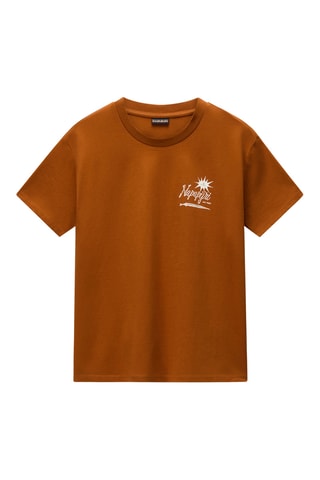 T-shirt relaxed - S-Antimony Ss W - Marron
