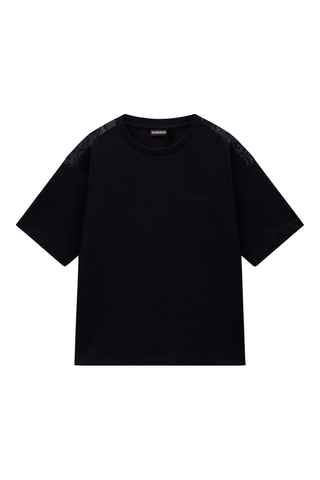T-shirt loose - S-Campido Ss W - Noir