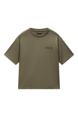 T-shirt loose - S-Campido Ss W - Kaki