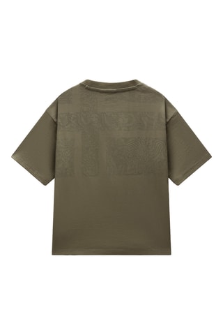 T-shirt loose - S-Campido Ss W - Kaki