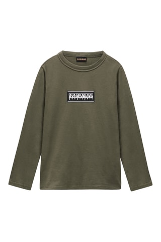 T-shirt regular - K S-Chamois Ls - Kaki
