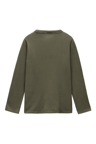 T-shirt regular - K S-Chamois Ls - Kaki