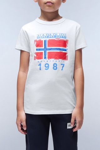 T-shirt regular - K S-Mats - Blanc