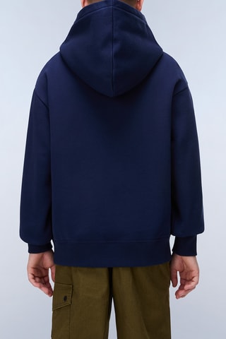 Sweat à capuche - K B-Albedo H - Bleu marine