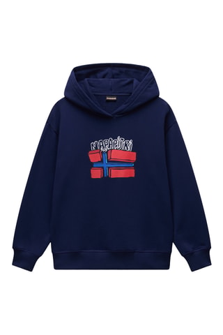 Sweat à capuche - K B-Albedo H - Bleu marine
