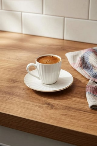 Porseleinen Koffieservies - 6 Personen