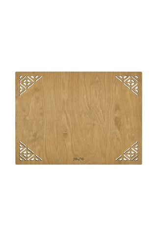4 Houten Placemats 33 x 45 cm