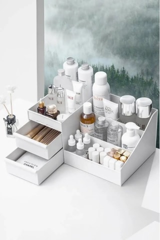 Make-up Organizer - 28 x 17 x 13 cm - Wit
