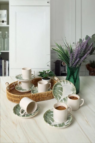 Koffieservies- 6 Personen