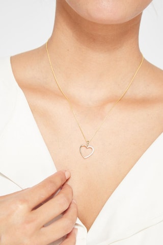 Pendentif Demi cuir - Or jaune