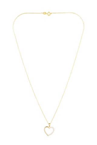 Pendentif Demi cuir - Or jaune