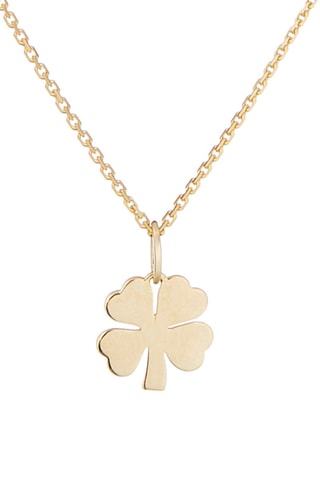 Pendentif Trèfle - Or jaune