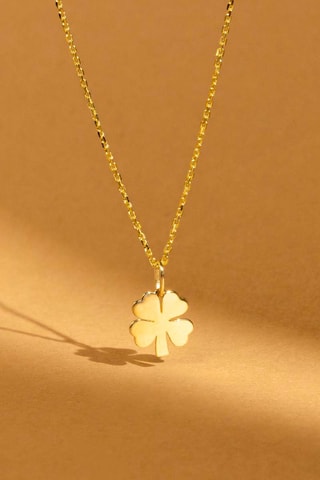 Pendentif Trèfle - Or jaune