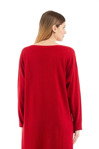 Sweat en laine et cachemire - Rouge