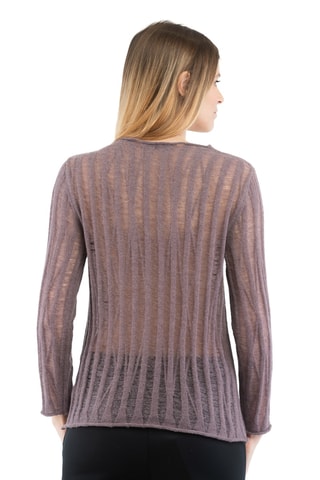 Pull en alpaga - Violet