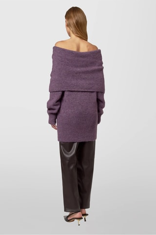 Pull en alpaga - Violet