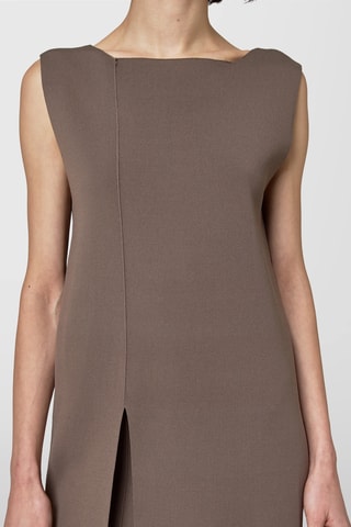 Pull sans manches - Taupe