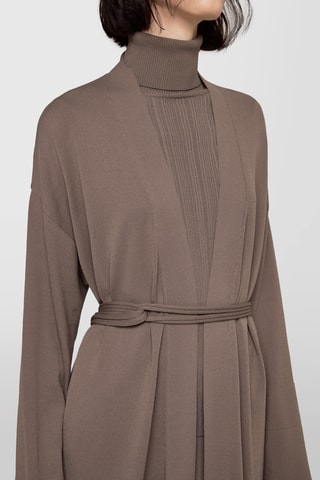 Gilet long - Taupe