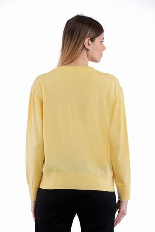 Pull en laine mérinos - Jaune