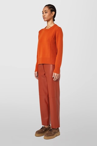 Pull en laine et cachemire - Orange