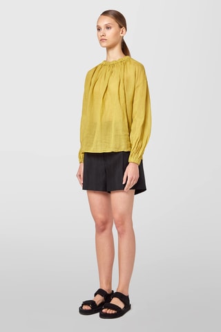 Blouse en ramie - Jaune