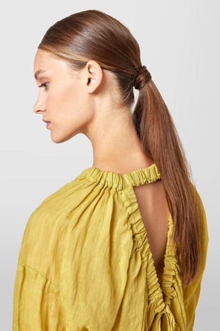 Blouse en ramie - Jaune