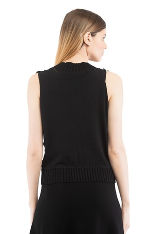 Pull sans manches - Noir