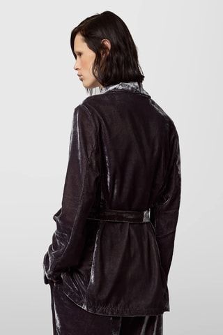 Gilet en velours - Taupe