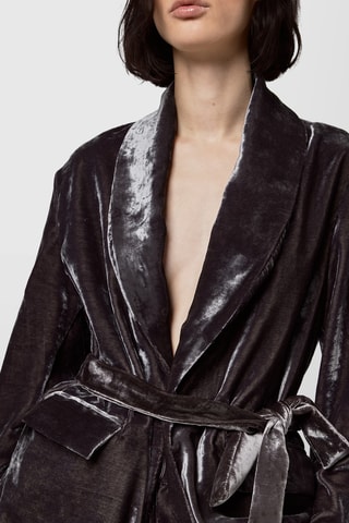 Gilet en velours - Taupe