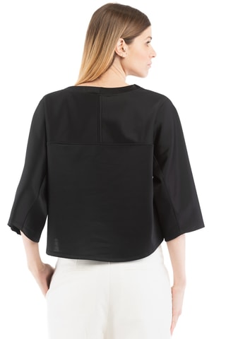 T-shirt crop - Noir