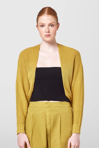 Gilet en lin - Jaune