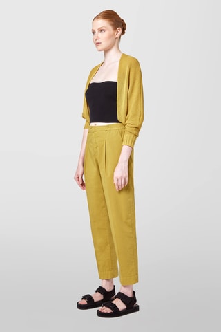 Gilet en lin - Jaune