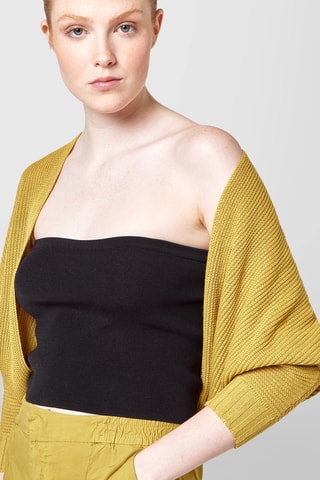 Gilet en lin - Jaune