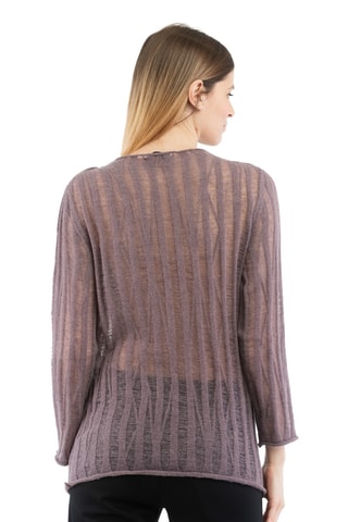 Pull en alpaga - Violet