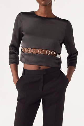 Crop top - Noir