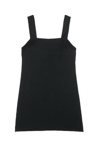 Robe salopette sans manches - Noir