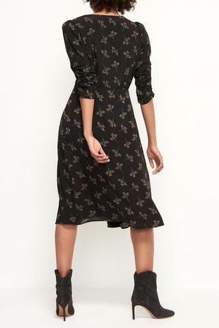 Robe portefeuille - Noir