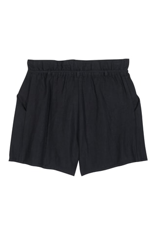 Short en lin - Noir