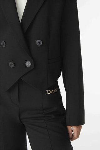 Veste en laine vierge - Noir
