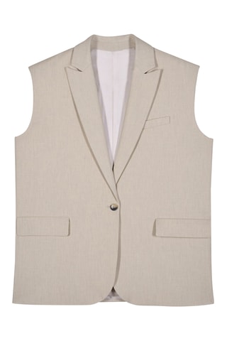 Veste sans manches - Beige