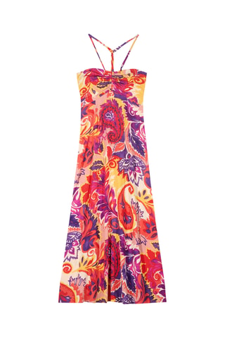Robe longue sans manches - Multicolore