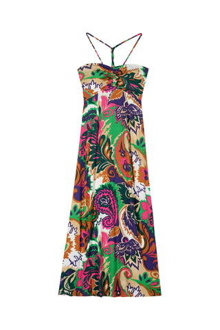 Robe longue sans manches - Multicolore