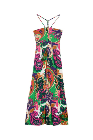 Robe longue sans manches - Multicolore