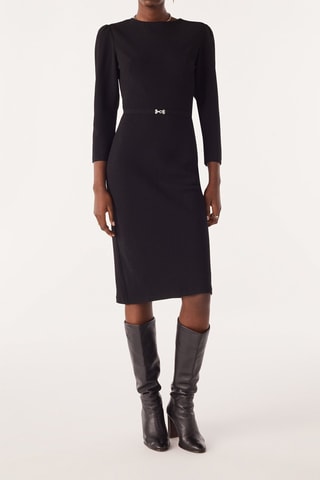 Robe fourreau - Noir
