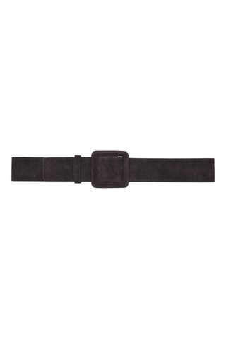 Ceinture en cuir - Marron foncé