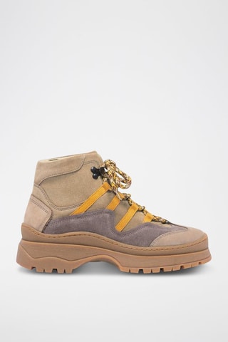 Baskets montantes en nubuck Cammy Beige