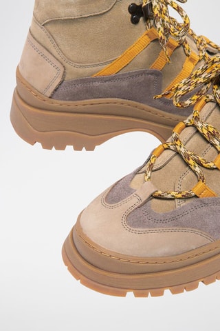 Baskets montantes en nubuck Cammy Beige