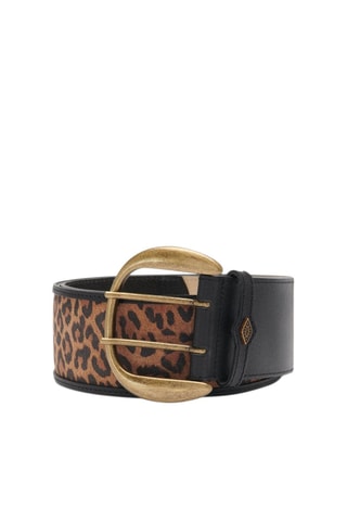 Ceinture en cuir Belphine Noir