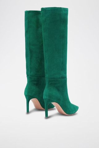 Bottes en nubuck Caipi - Vert