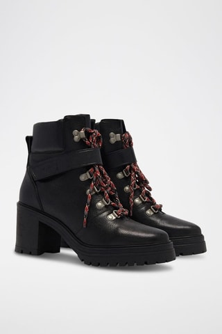 Bottines en cuir Canyon - Noir